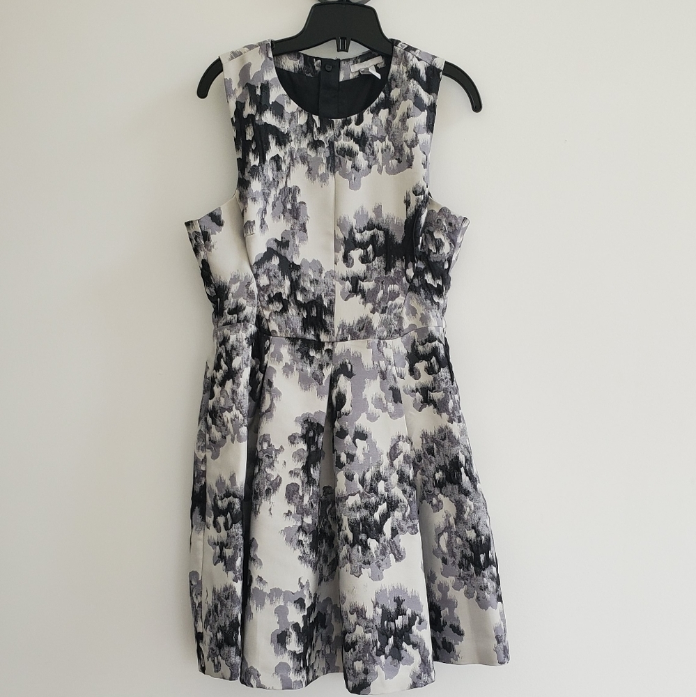 H&M Silver/Grey A-line Dress